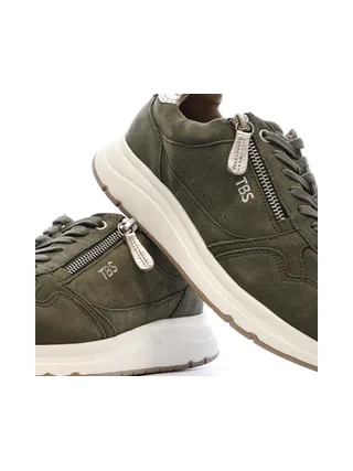 Baskets Kaki Femme TBS BLONZIP 7
