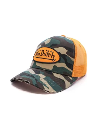 Casquette Camouflage/Orange Homme Von Dutch CAS1 1