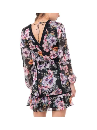 Robe Noire à Motifs Femme Guess Elana 2
