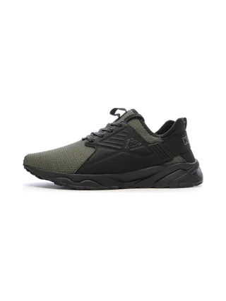 Baskets Noires/Kaki Garçon Kappa San Puerto Lace 1