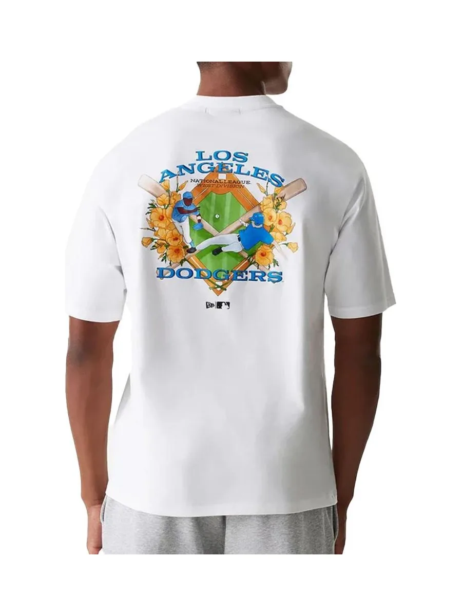 T-Shirt Blanc Homme New Era Baseball 3