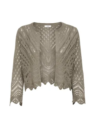 Cardigan Marron Femme JDY Sun 3/4 Cropped 2