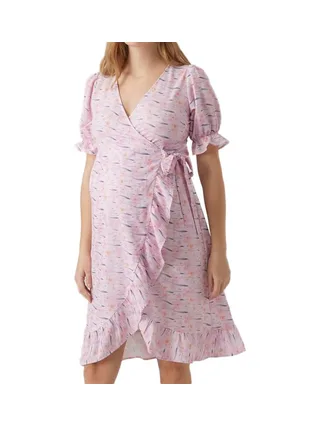Robe de Grossesse Rose Femme Mamalicious 20018715 1