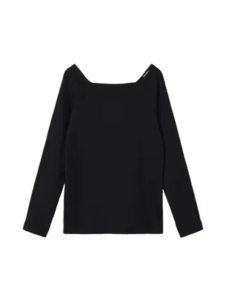 T-shirt Manches Longues Noir Fille Name it Fotilia 2
