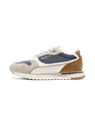 Baskets Bleu/Blanc Homme Pepe jeans Bexley Light Thames 1