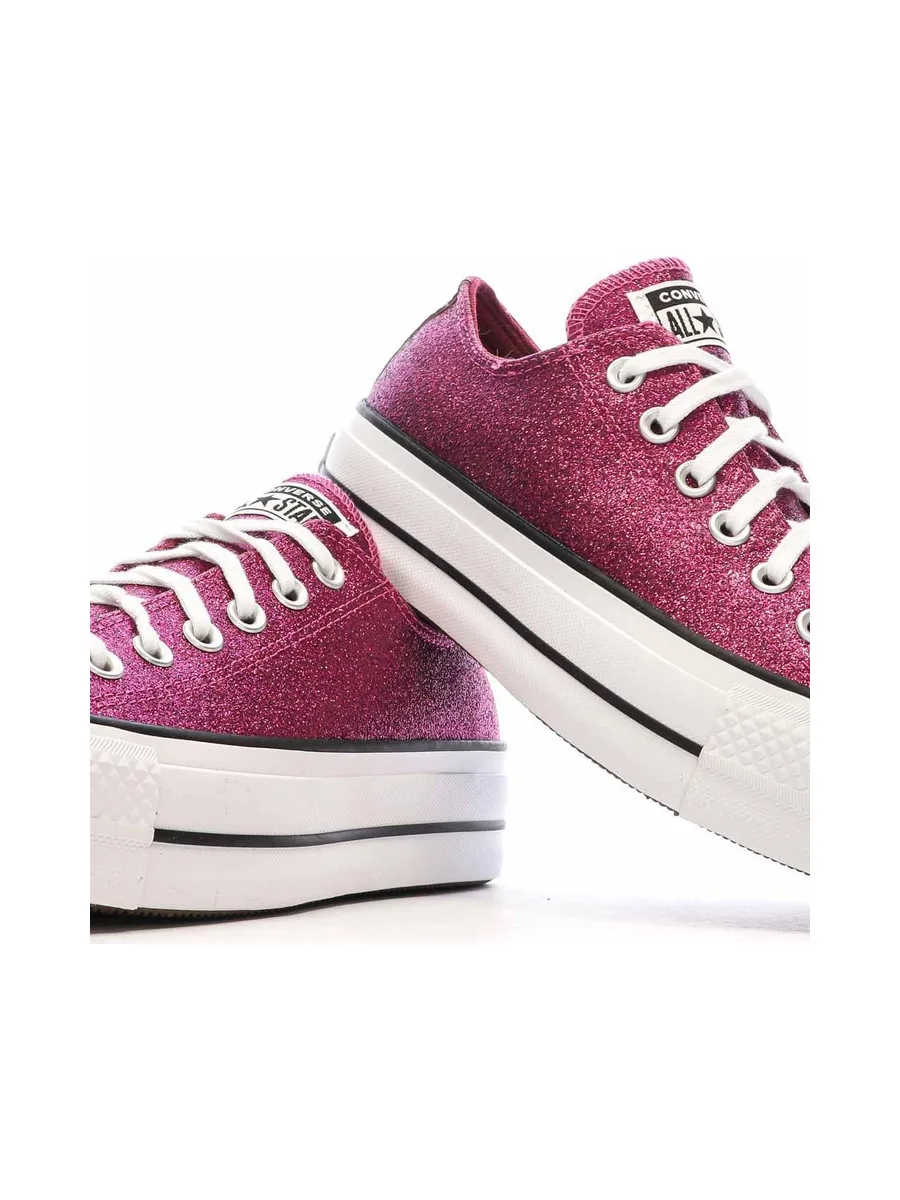 Baskets Roses Femme Converse Chuck Taylor All Star Lift A05438C 8