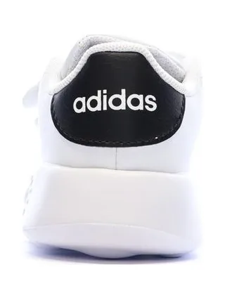 Baskets Blanches/Noir Garçon/Fille bébé Adidas Advantage 3