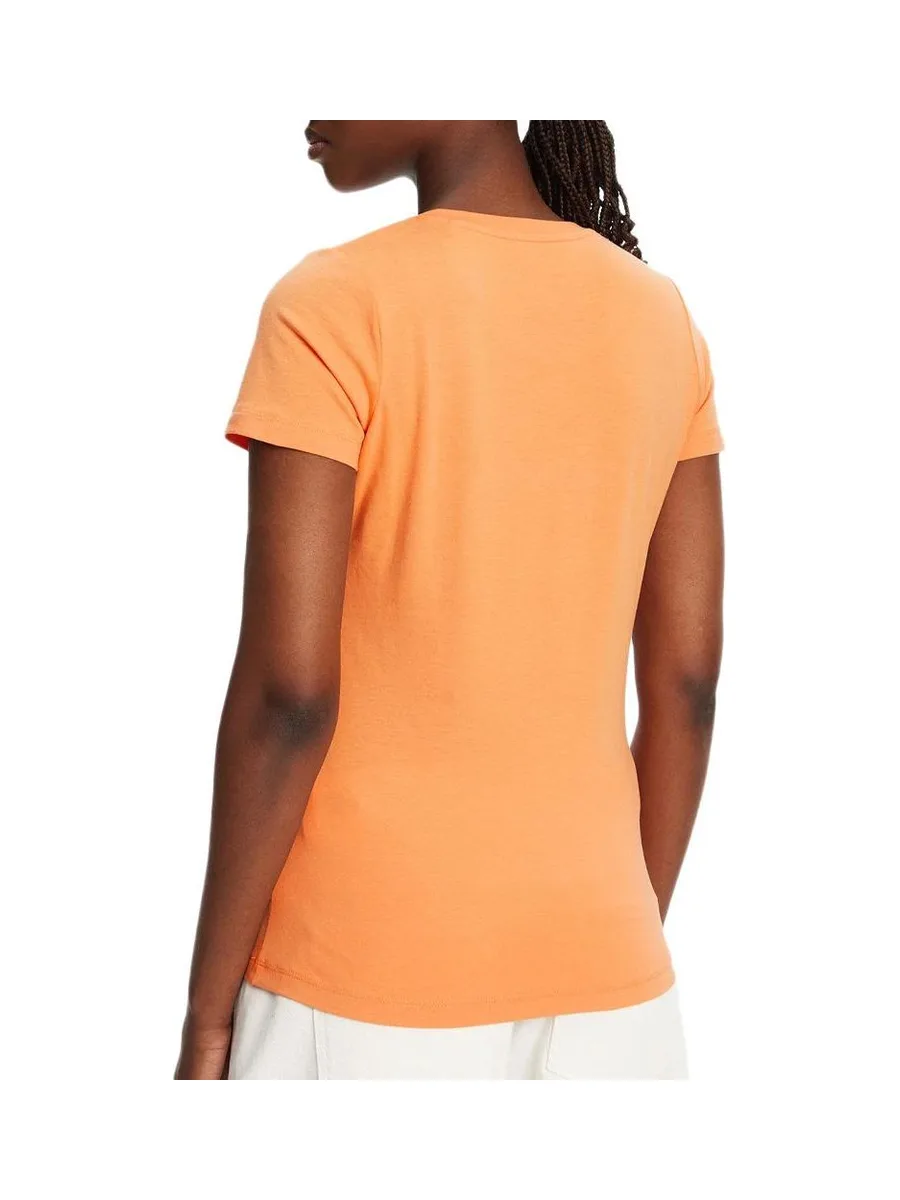 T-Shirt Orange Femme Pepe jeansNew Virginia 3