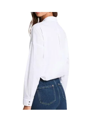Chemise Blanc Femme Morgan Popeline 2