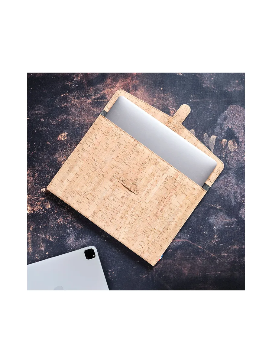 NAT - Housse MacBook Pro 13" / Air 13" en liège - Naturel 121
