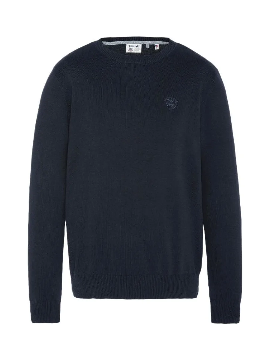 Pull Marine Homme Schott Basic Fin Ras 2