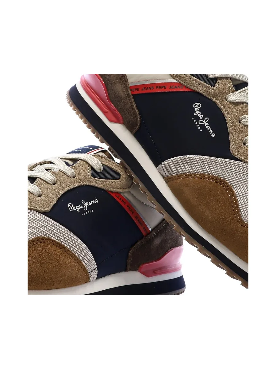 Baskets Marron Homme Pepe jeans London Life 7