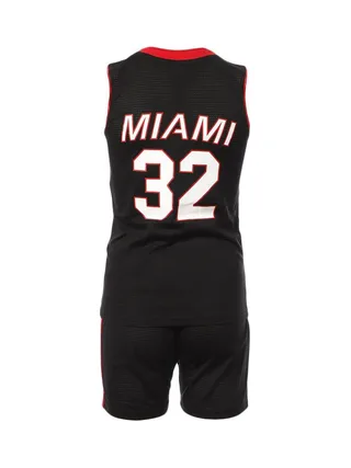 Miami Heat Ensemble de basketball Noir/Rouge Junior Sport Zone 2