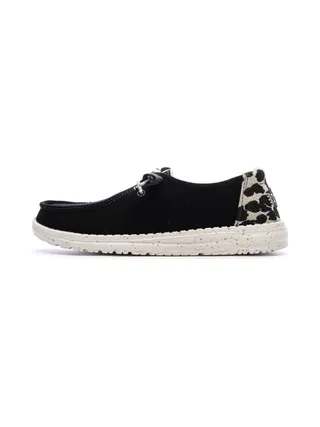 Chaussures Noir Femme Hey Dude Blackleopard 1
