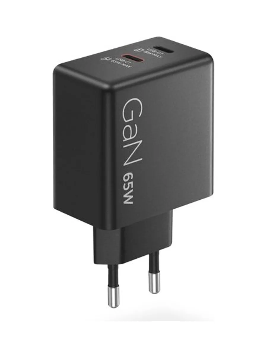 Lenovo Dual USB-C 65W GaN Charger Black 6