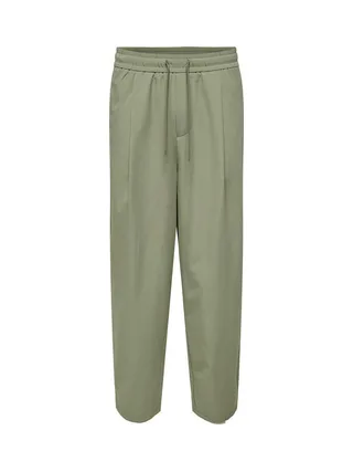 Pantalon fluide Vert Homme Only & Sons Lance 1