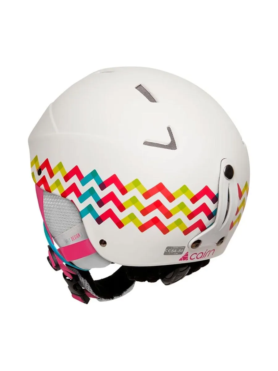 Casque de ski Blanc/Multicolore Femme Cairn Andromed 3