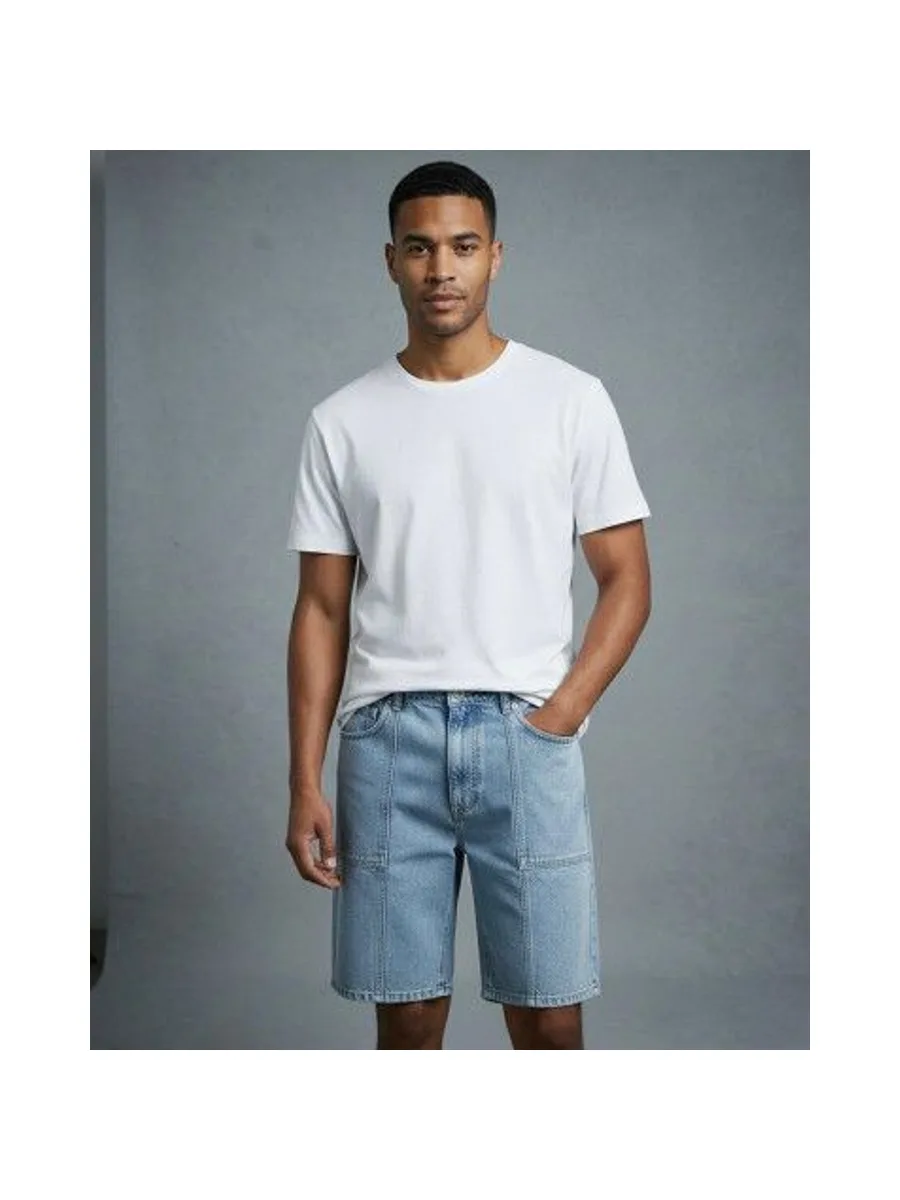 CALVIN KLEIN LV04RF907G - Short en jean 2