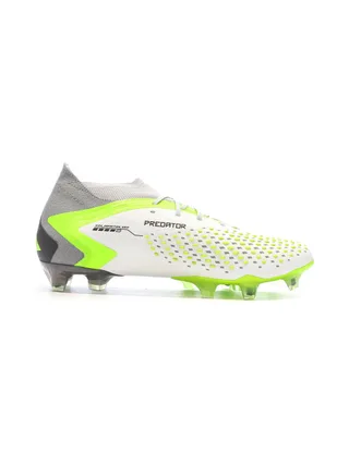 Chaussures de Foot Blanc/Gris/Vert Adidas Predator Accuracy.1 FG 2