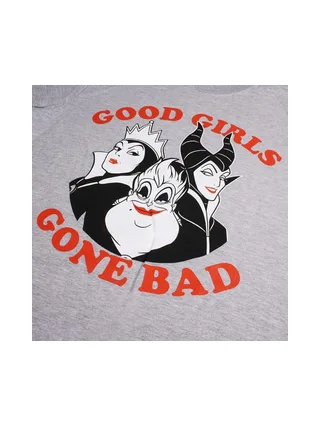 T-Shirt Gris Femme Disney Goodgirls Gone Bad 2