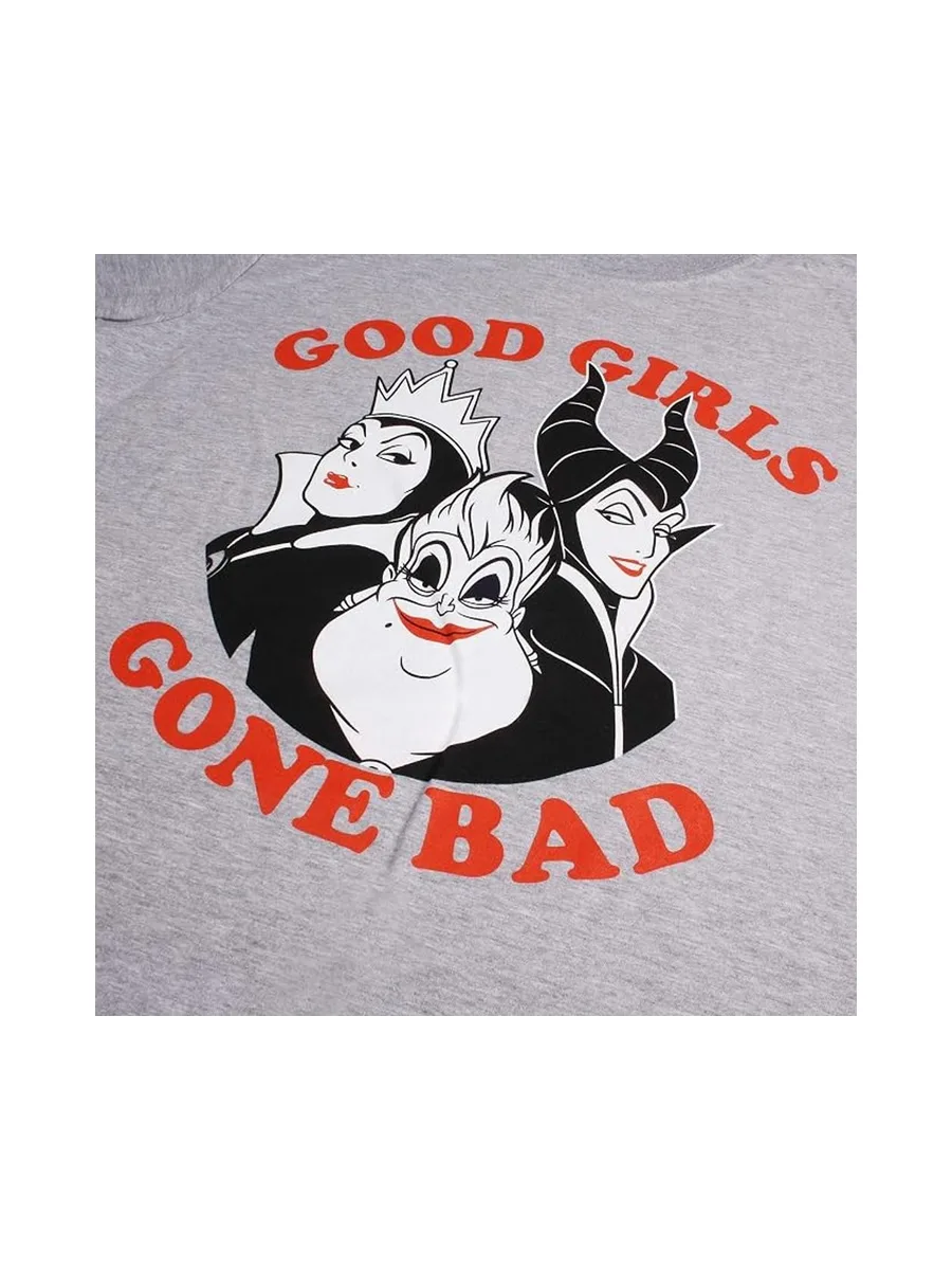 T-Shirt Gris Femme Disney Goodgirls Gone Bad 3