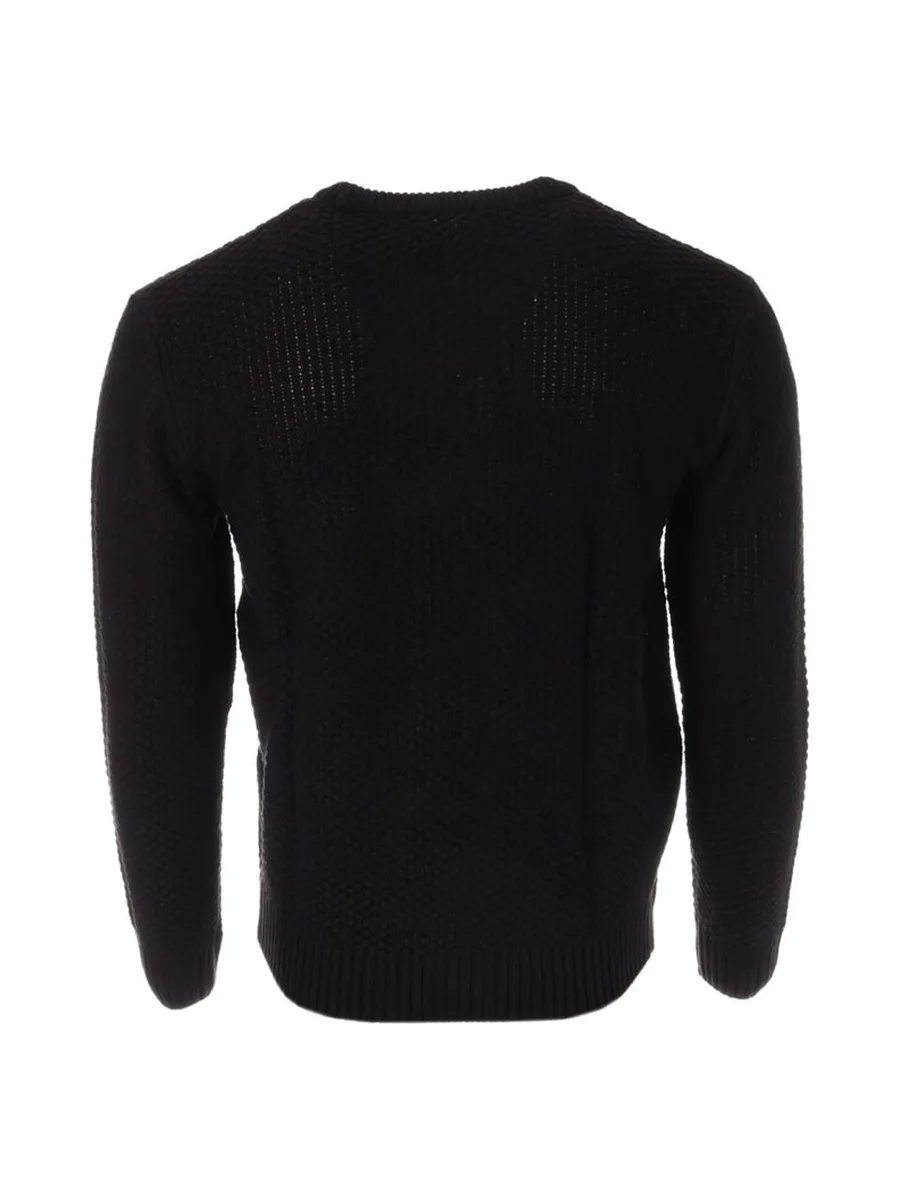 Pull Noir Homme Paname Brothers 1018 3