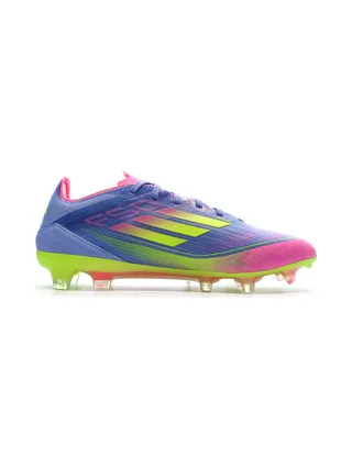Chaussures de Foot Bleu/Rose/Jaune Homme Adidas F50 Pro FG 2