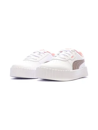 Baskets Blanc Fille Puma Carina 3.0 6