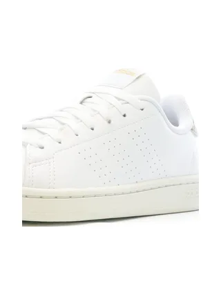 Baskets Blanches/Léopard Femme Adidas Advantage 7