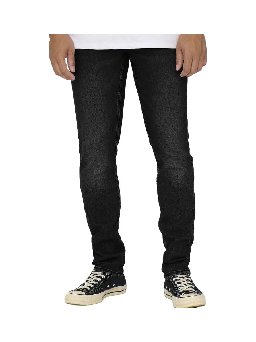 Jean Regular Noir Homme Only & Sons Weft 2