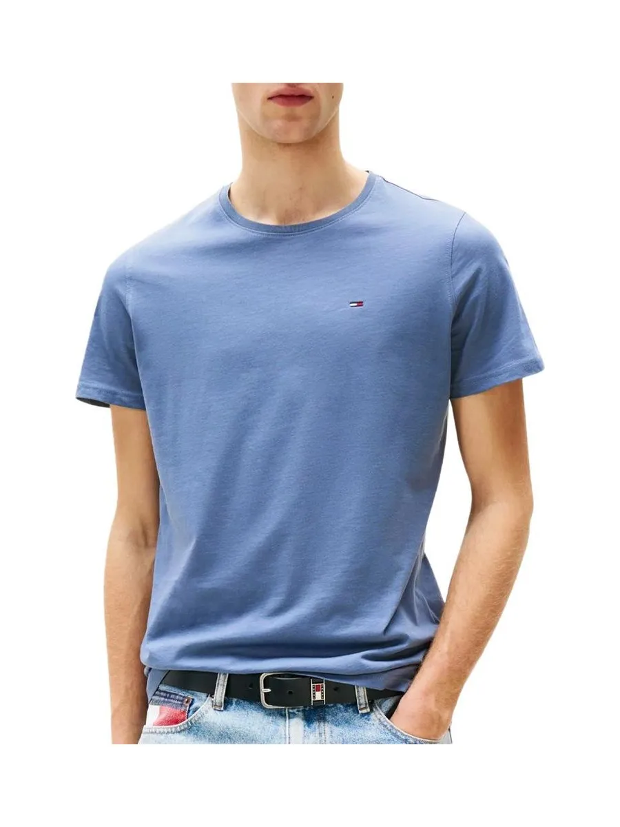 T-shirt Bleu Homme Tommy Hilfiger Tjm Xslim DM0DM04411 2