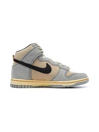Dunk High Retro Beige/Bleu Homme Nike 2
