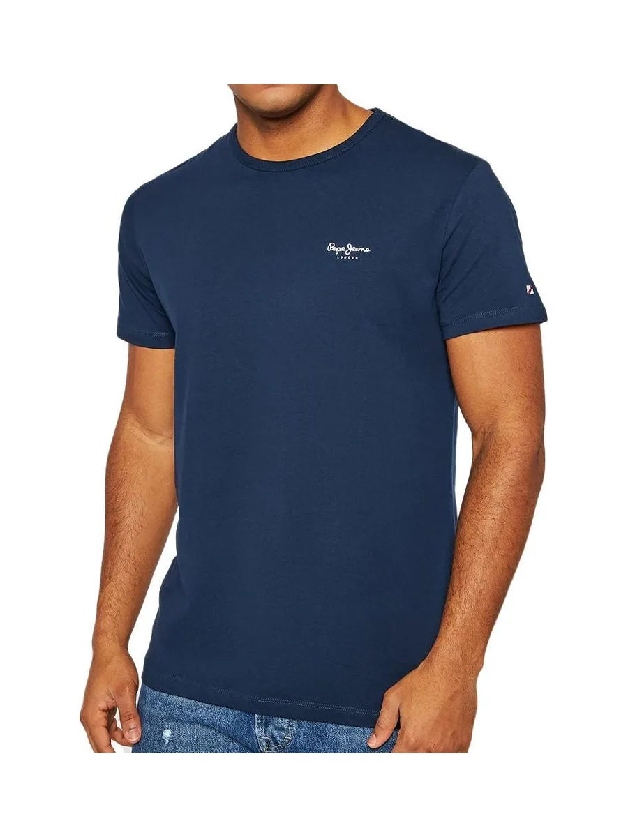 T-shirt Marine Homme Pepe Jeans Original Basic 2