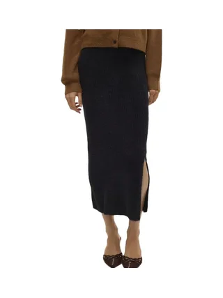 Jupe Longue Noir Femme Vero Moda Puff 1