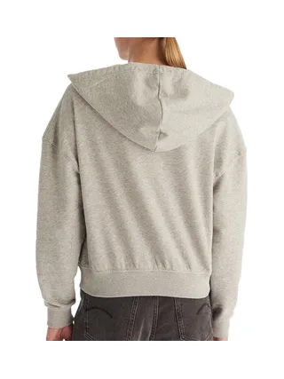 Sweat Zippé Gris Femme Calvin Klein Jeans Full 2