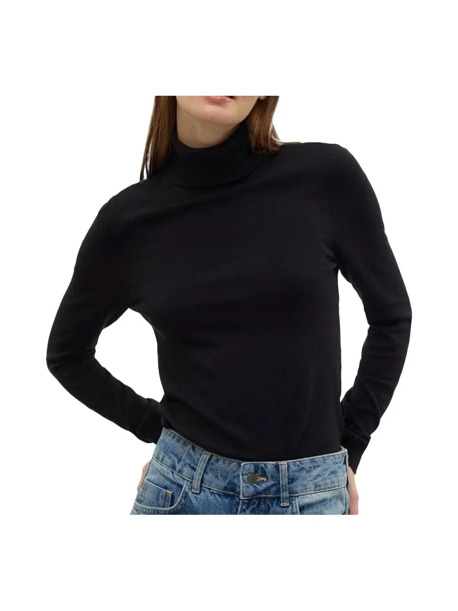 Pull Noir Femme Vero Moda Happiness 95 2