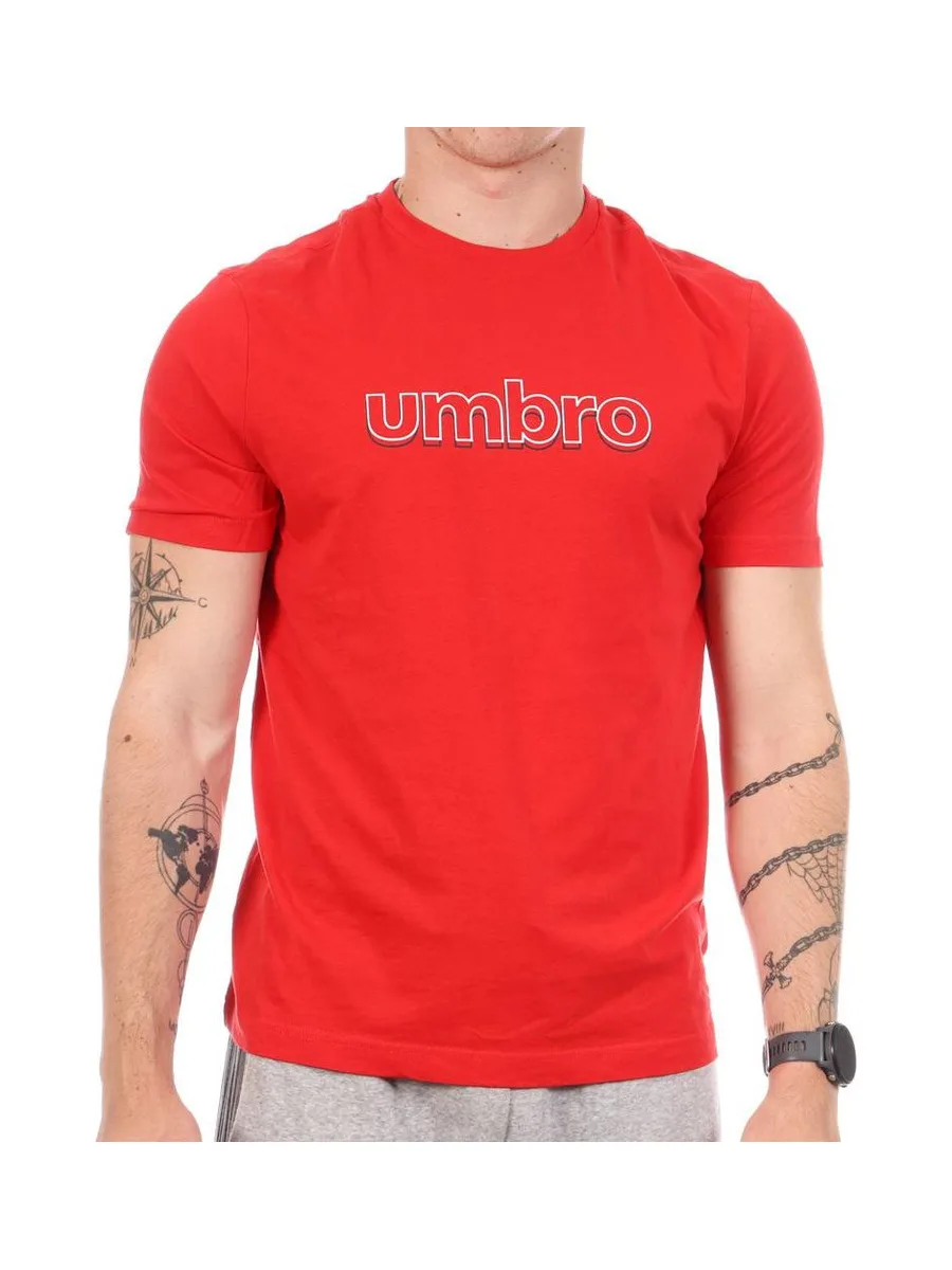 T-shirt Rouge Homme Umbro Outl Net 1