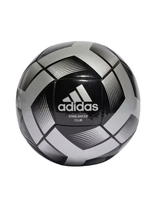 Ballon de Foot Gris/Noir Adidas Starlancer CLB - Taille 1