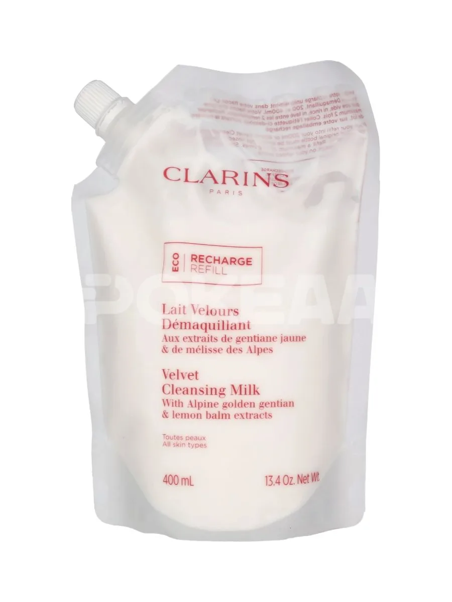 Clarins Velvet Cleansing Milk Eco Refill 400ml 1