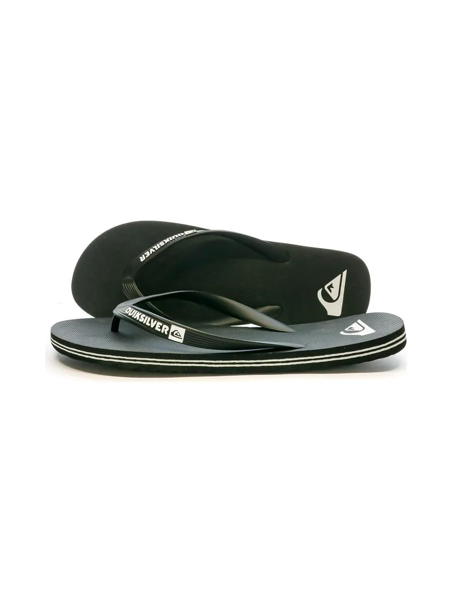 Tongs Noir Homme Quiksilver Molokai 2