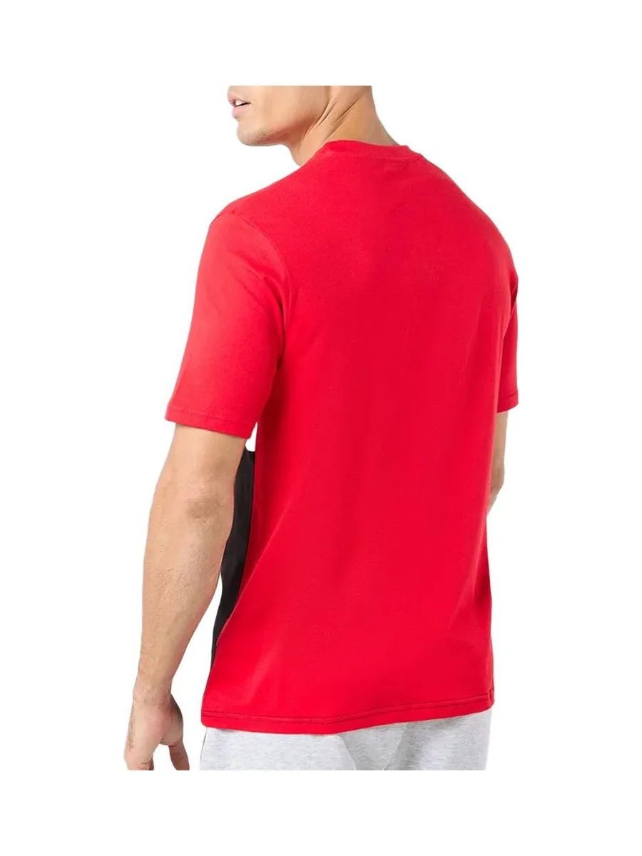 T-shirt Rouge/Noir Homme Fila Flat Matte 3