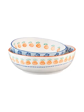 Saladier NAPOLI Ø23,5cm et Ø28cm - 2 pièces - Agrume 3