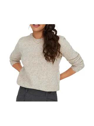 Pull Beige Foncé Femme JDY Silja 1