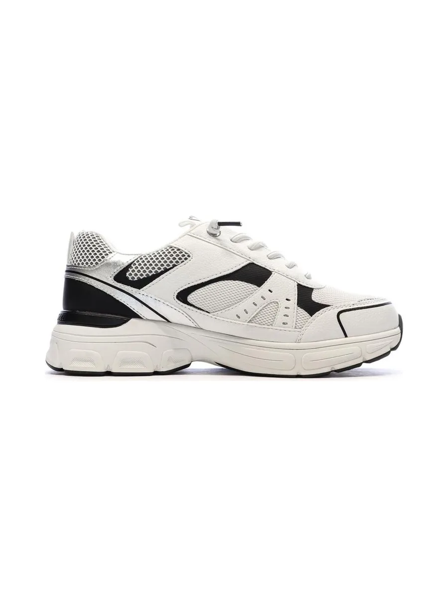 Baskets Blanches/Grises/Noires Femme Marco Tozzi Comb 3