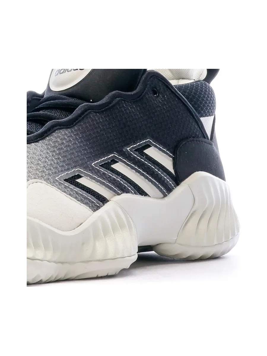 Chaussures de Basketball Noir/Blanc Homme Adidas Court Vision 3 8
