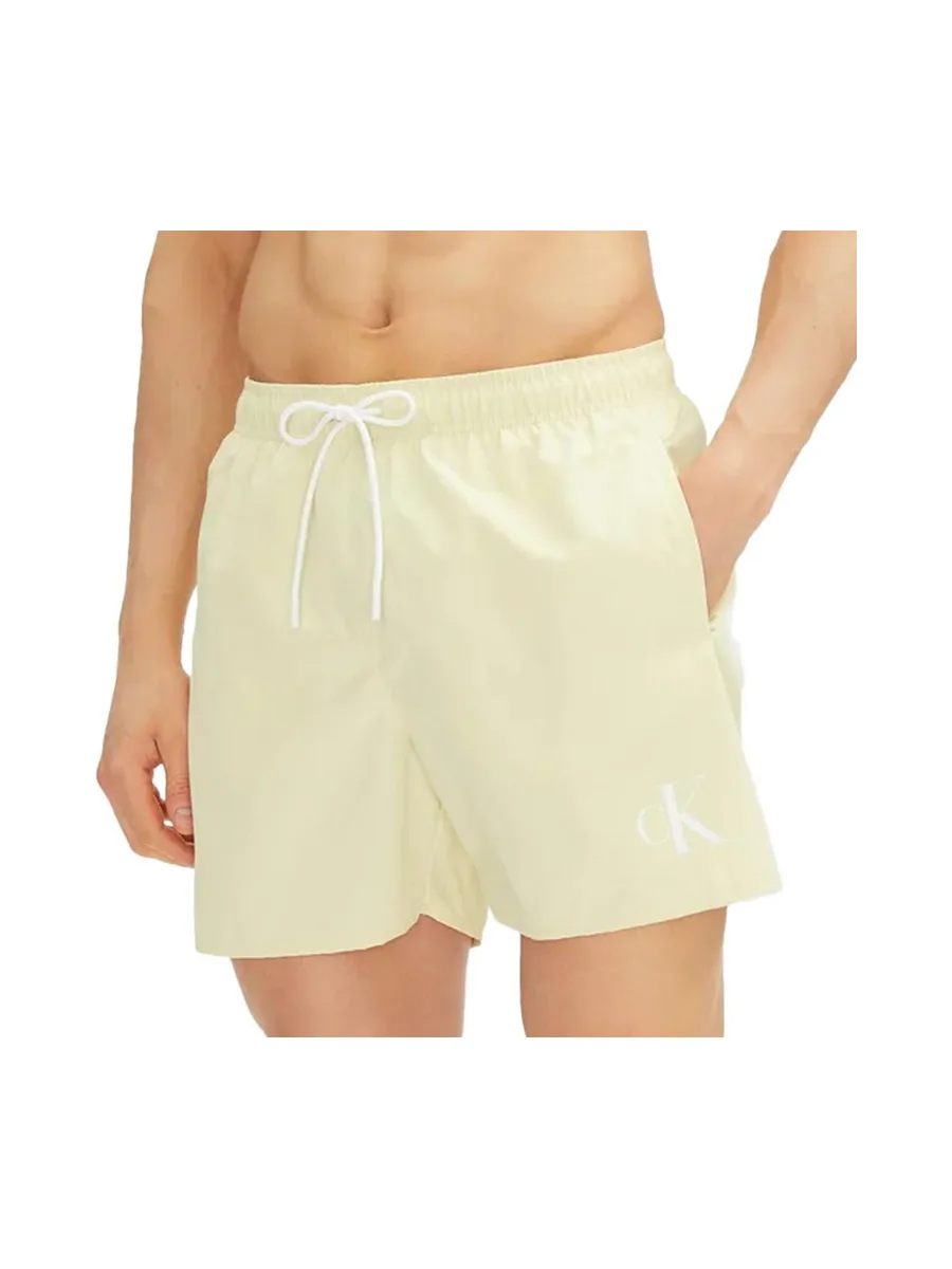 Short de bain Jaune Homme Calvin Klein Jeans Drawstring 2