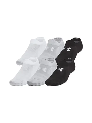 Lot de 3 Paires de Chaussettes Noir/Gris/Blanc Mixte Under Armour Unisex 1