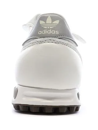 Baskets Blanc/Gris Homme Adidas La Trainer 3