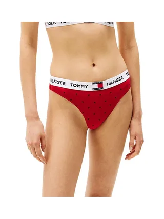Strings Rouge/Noir Femme Tommy Hilfiger Classic 1