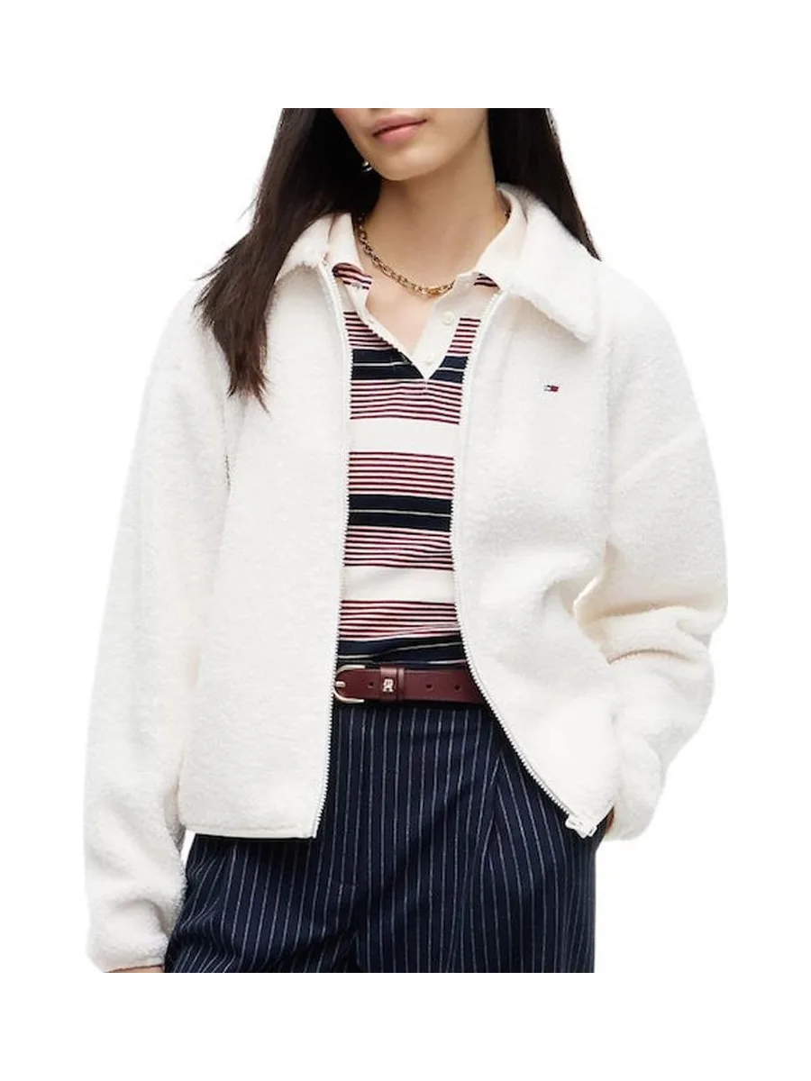 Veste Blanche Femme Tommy Hilfiger Flag 2